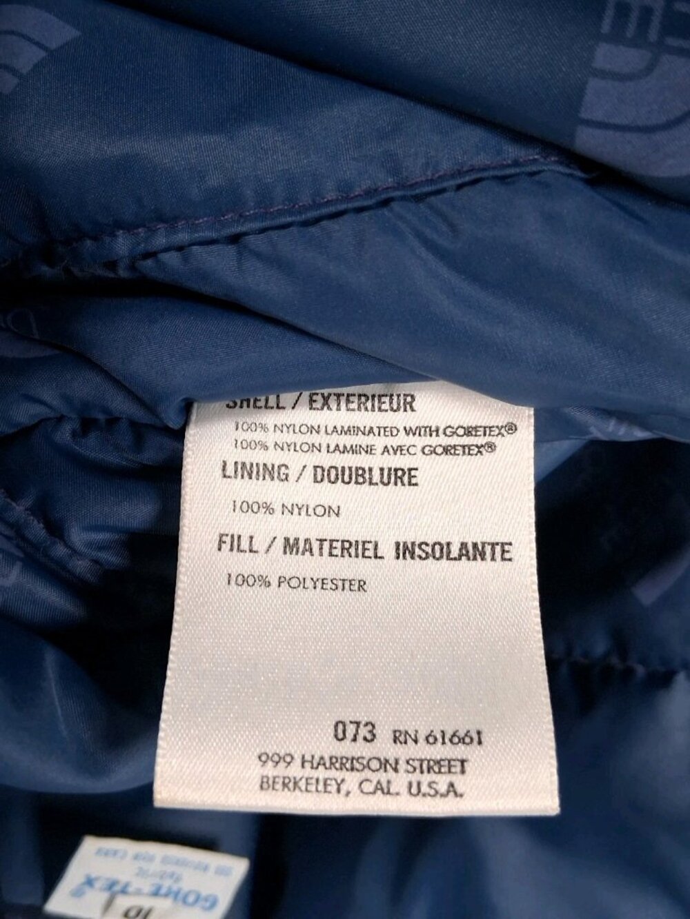 Vintage 1990s North Face Extreme Jacket Women 10 Snow Ski Blue Gore Tex Winter - Picture 5 of 16